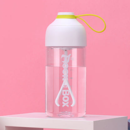 Macaron Color Shake Cup Lazy Water Cup Automatic Water Bottle